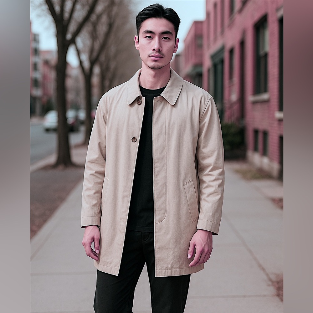 London Fog Tan Trench Coat